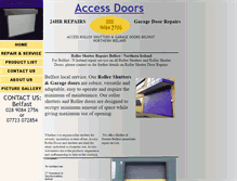 Tablet Screenshot of accessautomatics.co.uk